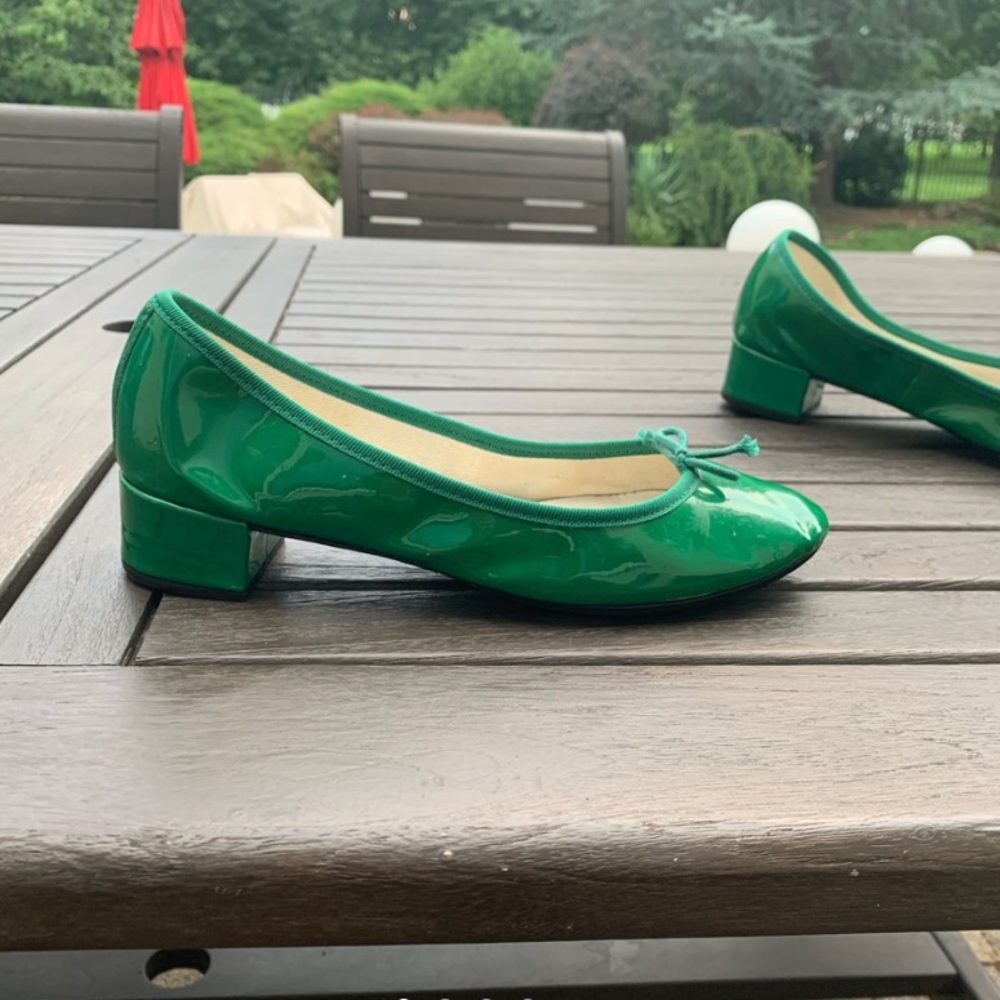 Green repetto flats